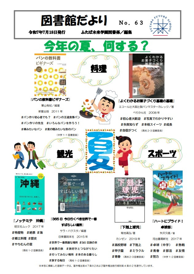 図書館だより　No.63