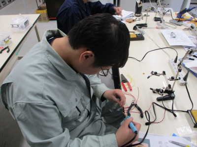 1117ビニル線はんだ付け2